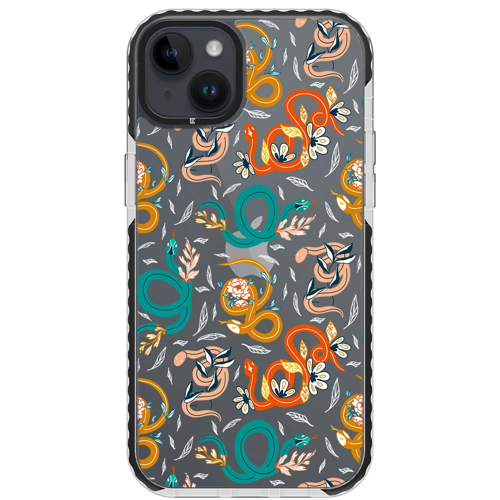 Colorful Snakes Impact iPhone Case