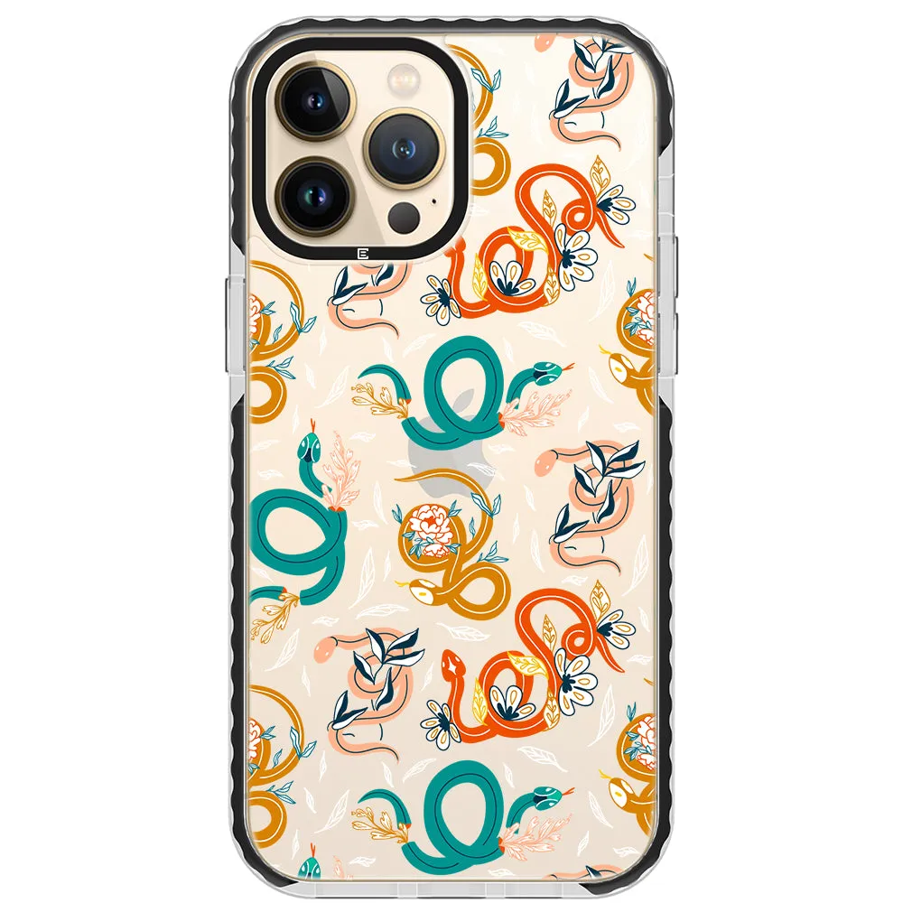 Colorful Snakes Impact iPhone Case