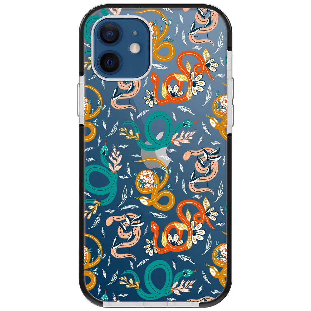 Colorful Snakes Impact iPhone Case