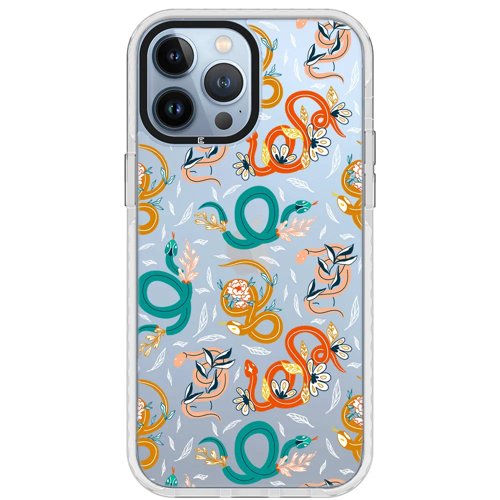 Colorful Snakes Impact iPhone Case