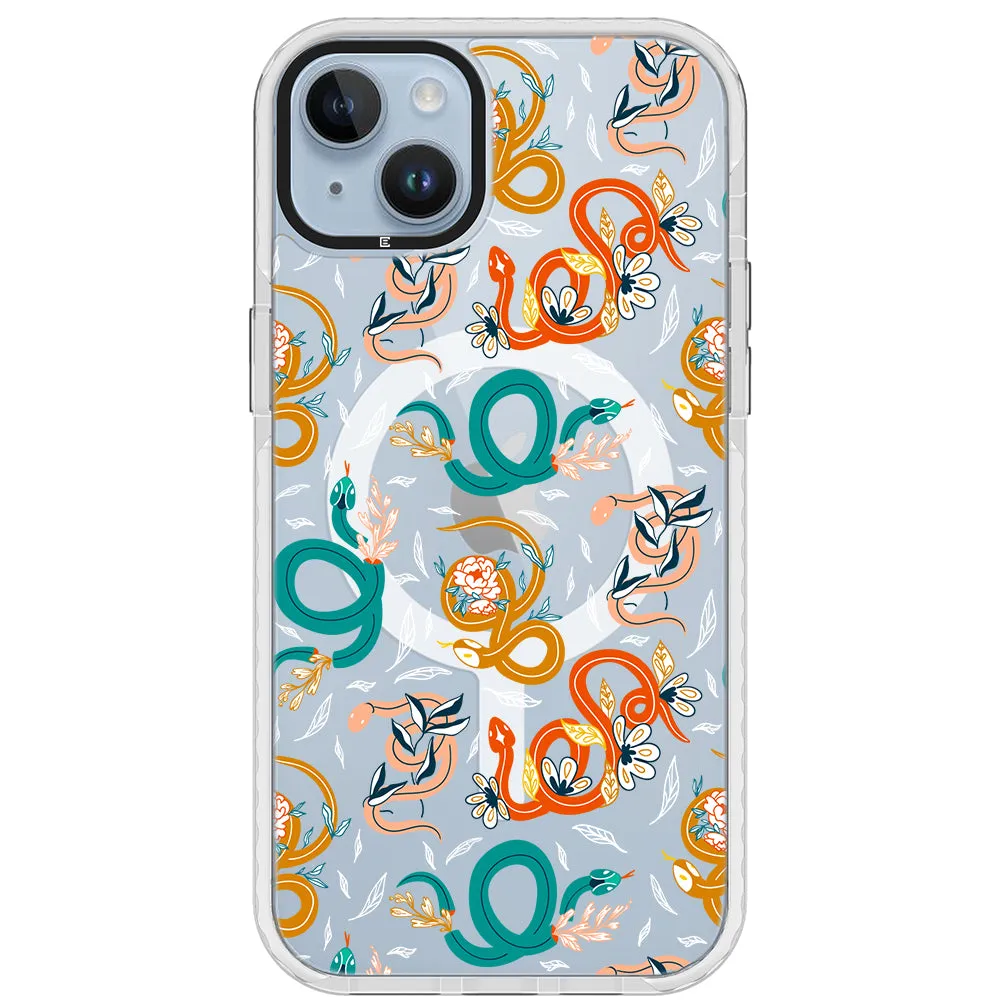 Colorful Snakes Impact iPhone Case