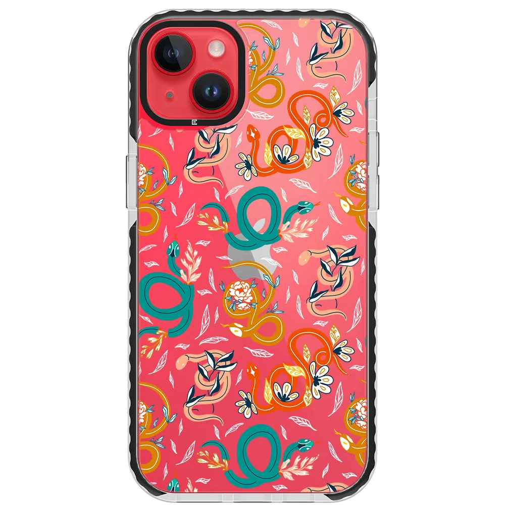 Colorful Snakes Impact iPhone Case