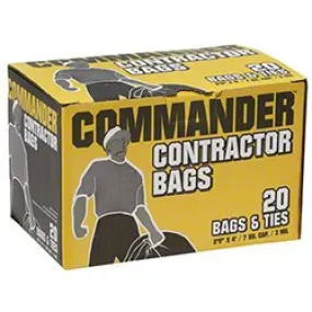 Commander Contractor Bags, 42 gal, Box/20