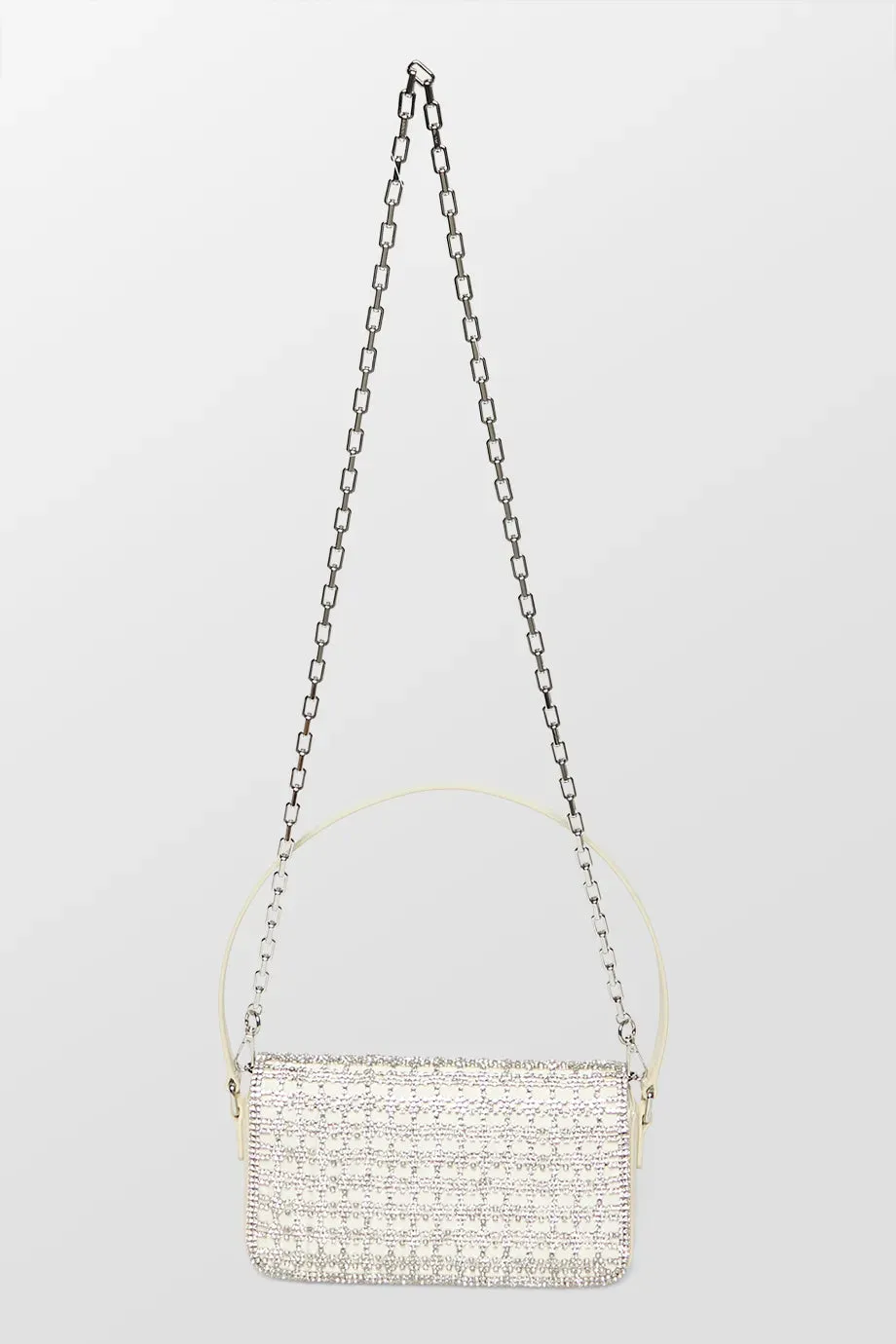 Crystal Bow Baguette Bag