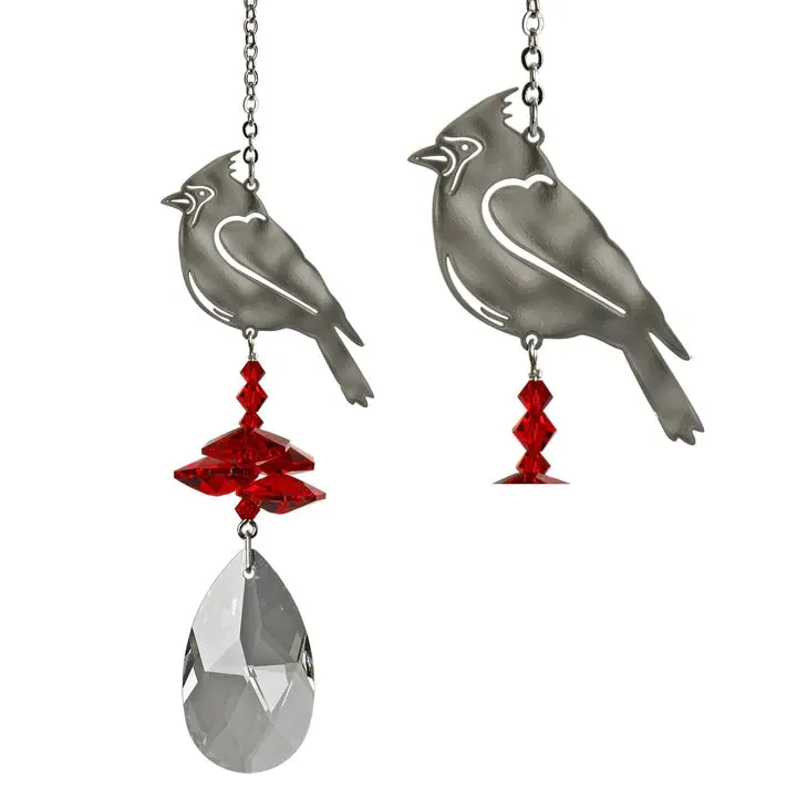 Crystal Fantasy Cardinal Suncatcher, 10