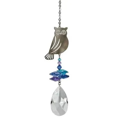 Crystal Fantasy Owl Suncatcher, 15