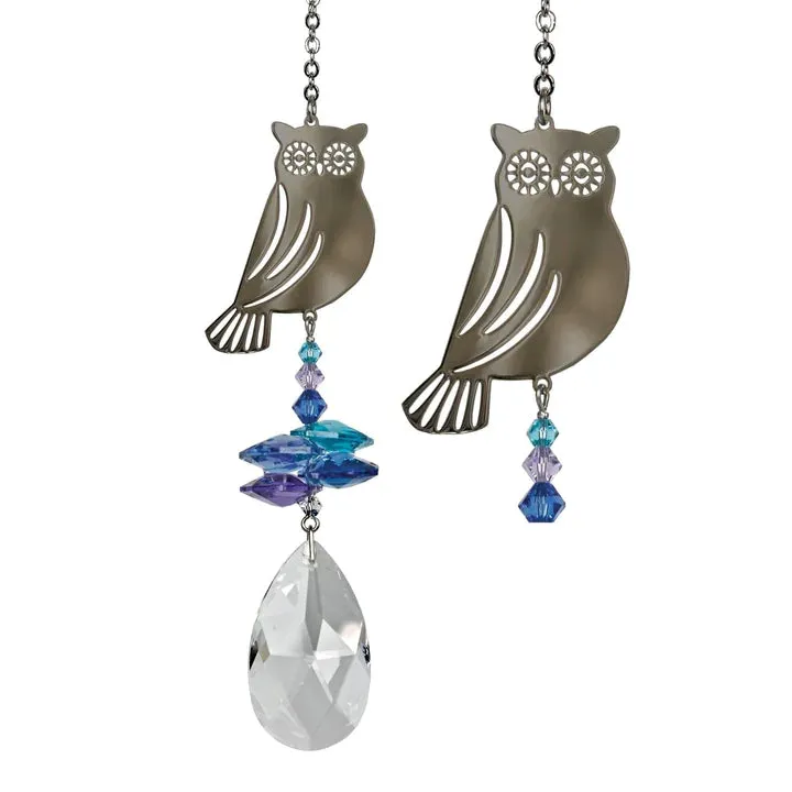 Crystal Fantasy Owl Suncatcher, 15