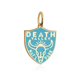 Death Valley National Park Charm, Solid Gold Enamel