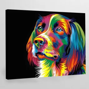 Dog Pop Art Canvas