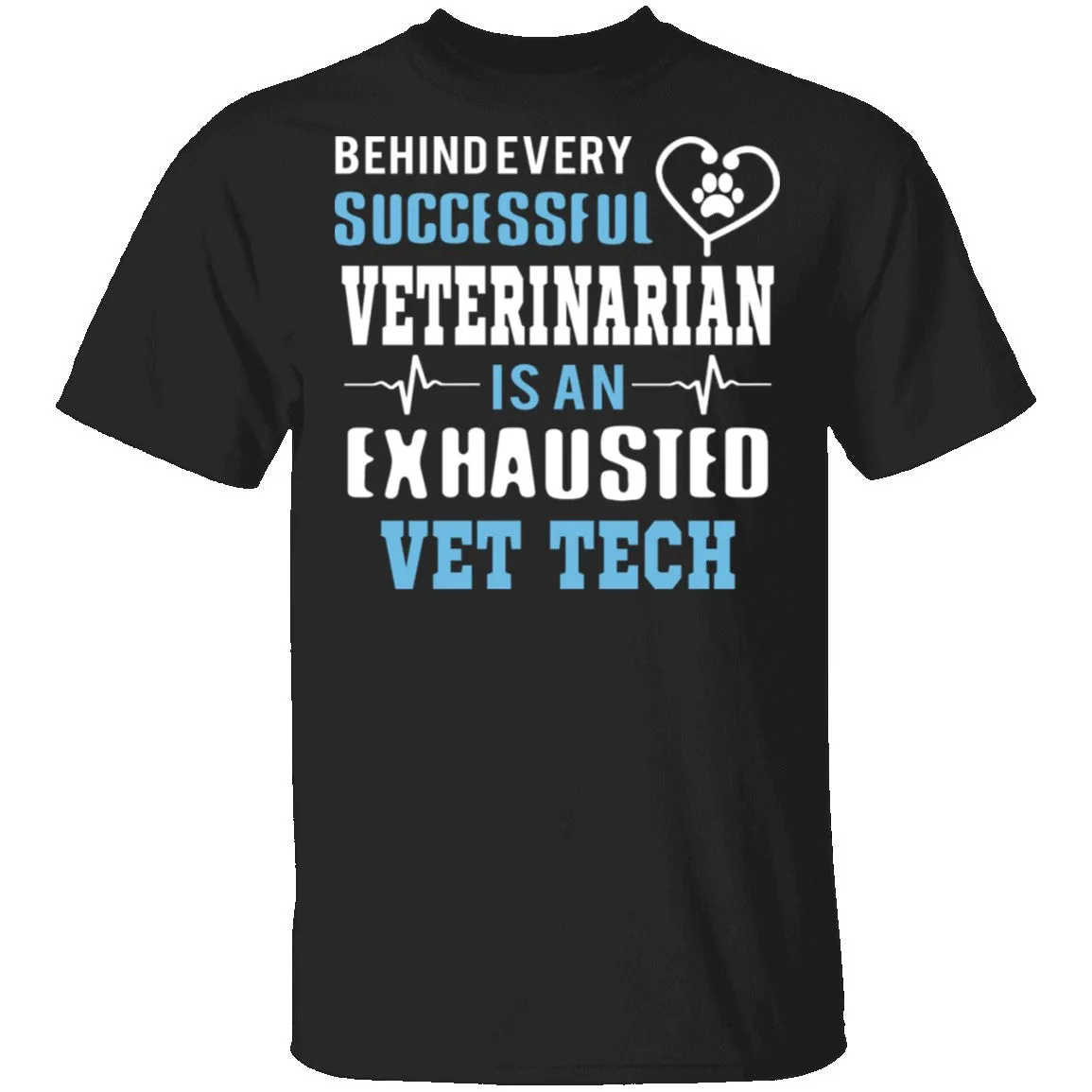 Exhausted Vet Tech T-Shirt