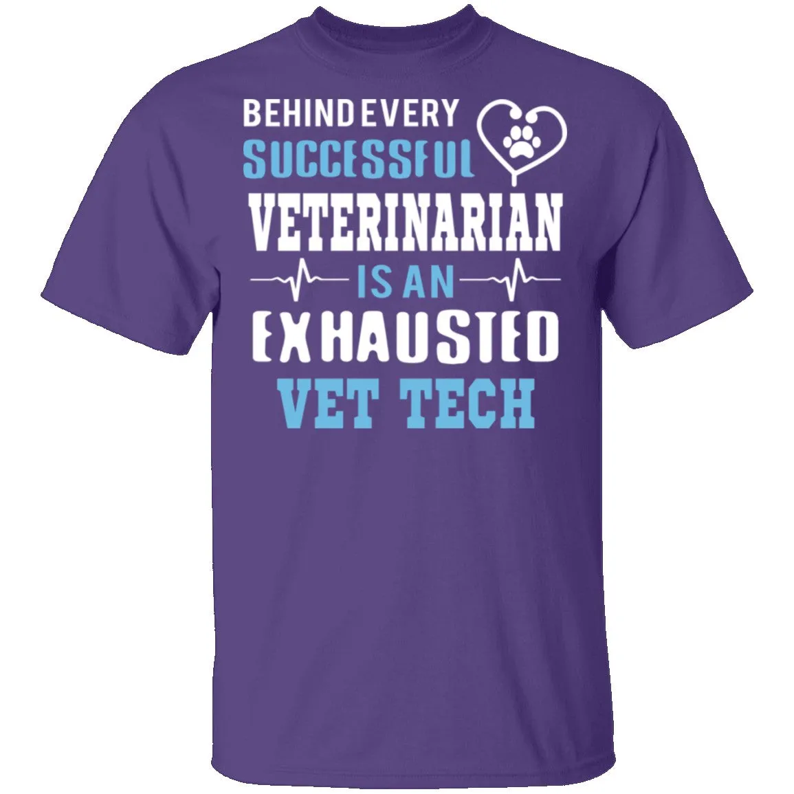 Exhausted Vet Tech T-Shirt