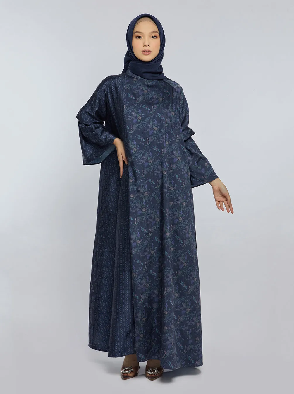 Navy Fayla Dress - Stylish and Elegant Womens Navy Blue Dress