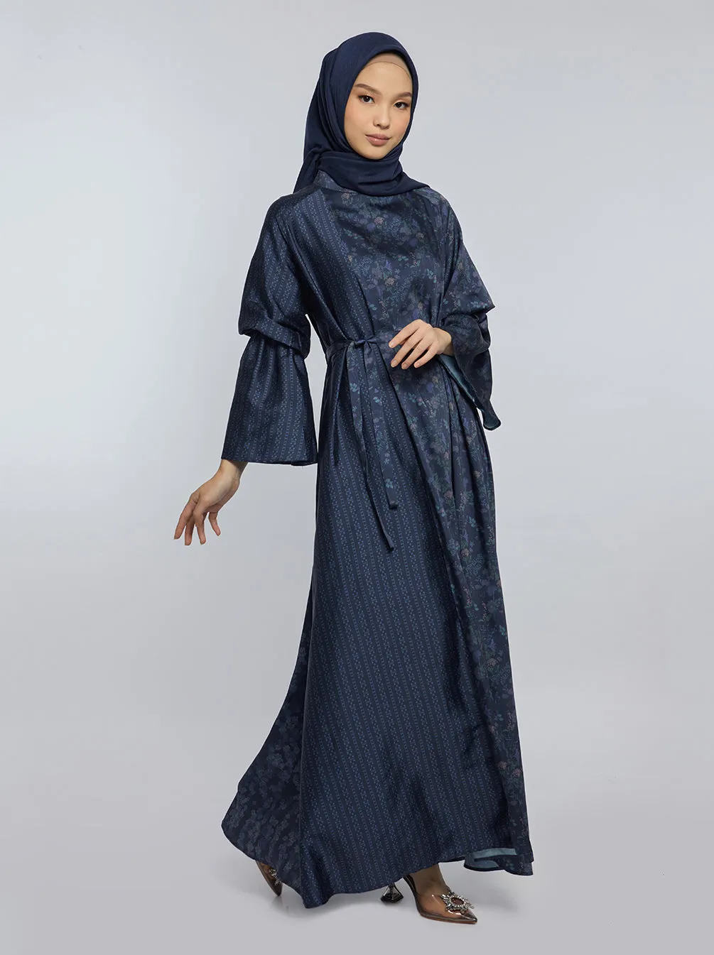 Navy Fayla Dress - Stylish and Elegant Womens Navy Blue Dress