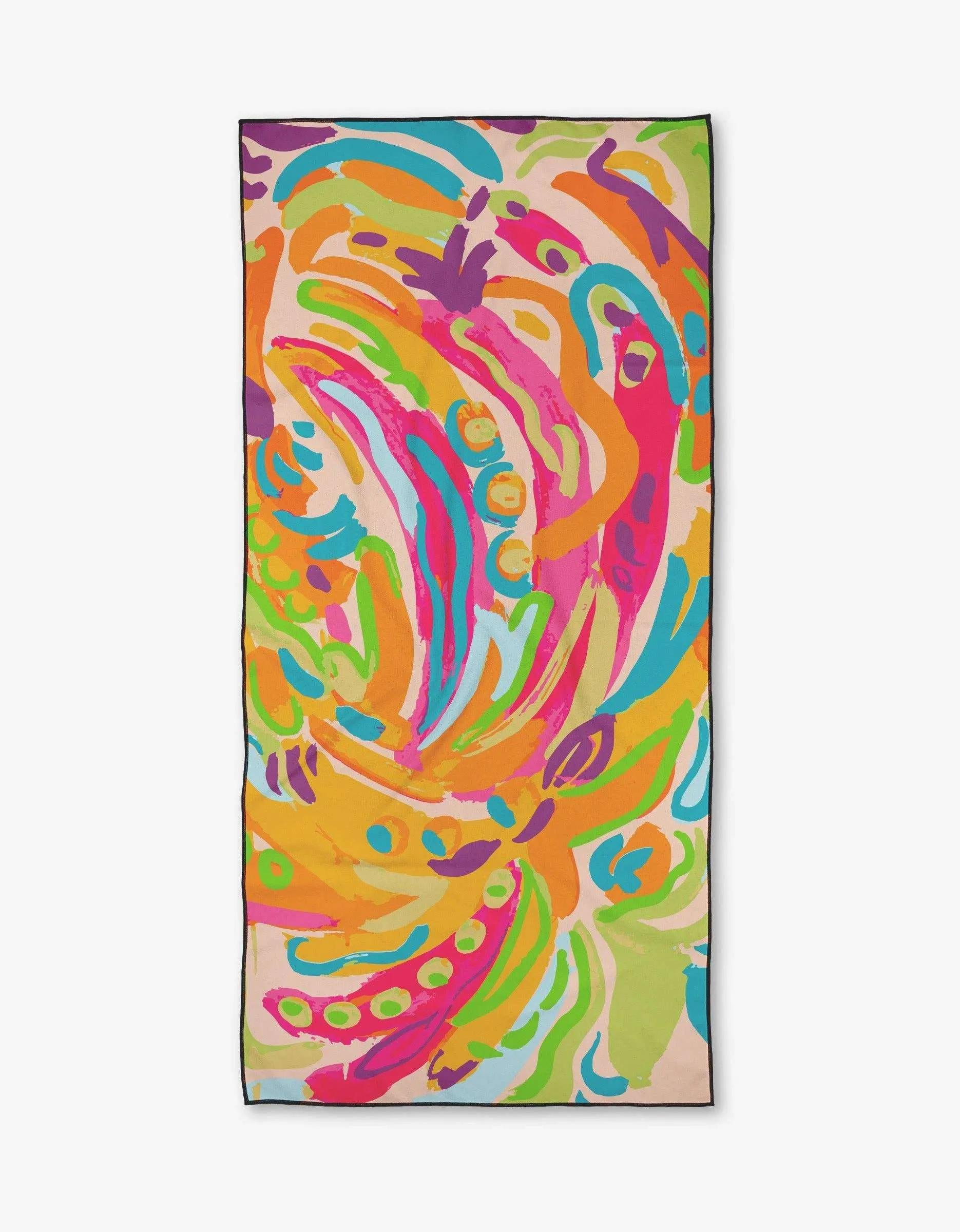 Geometry Florescence Beach Towel