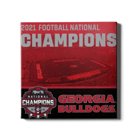 Georgia Bulldogs - 2021 National Champions Georgia Bulldogs