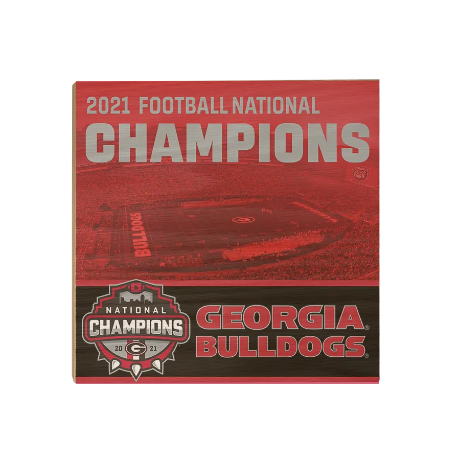 Georgia Bulldogs - 2021 National Champions Georgia Bulldogs