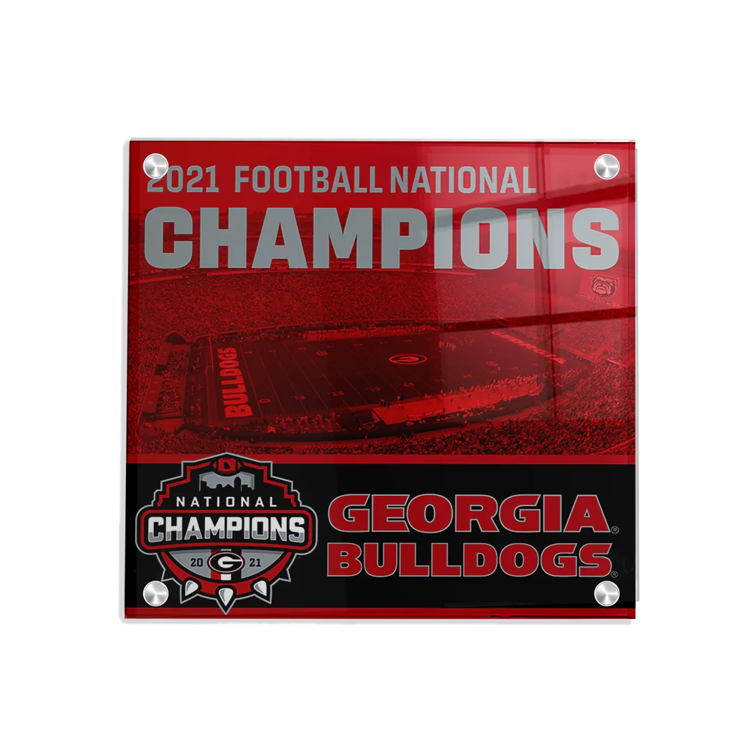 Georgia Bulldogs - 2021 National Champions Georgia Bulldogs