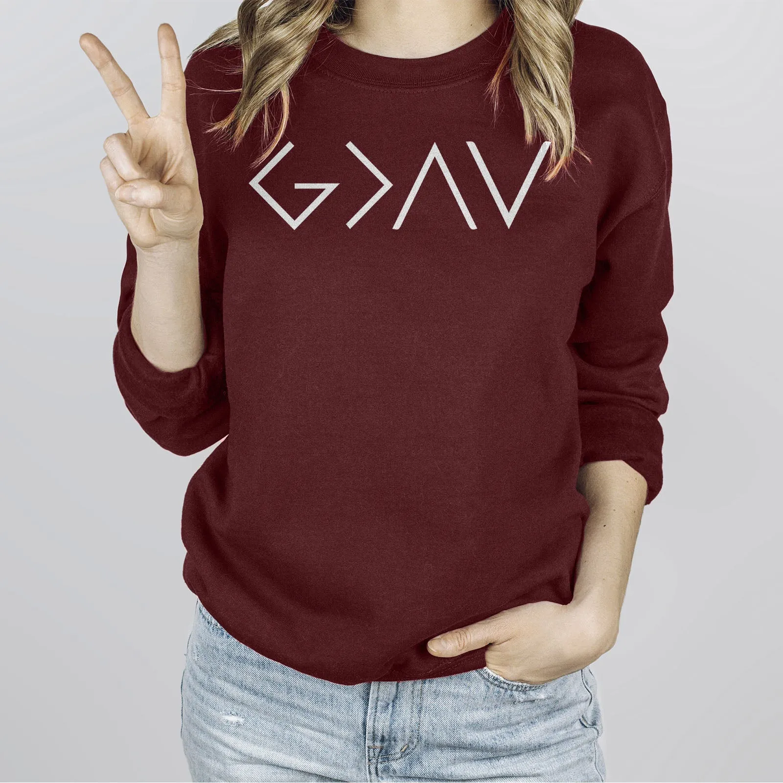 God Is Greater Than The Highs And The Lows Long Sleeve