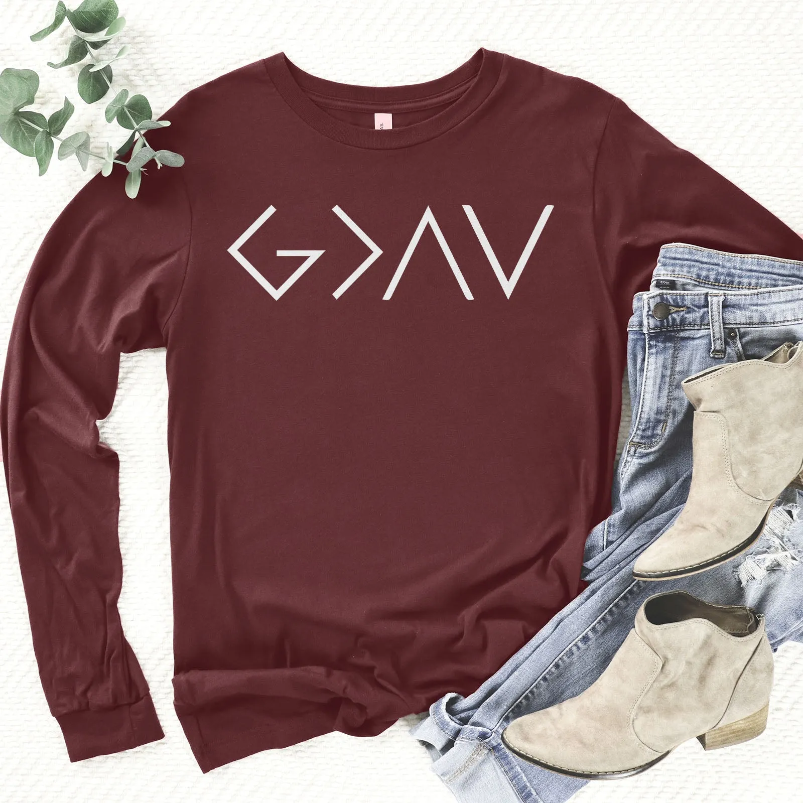 God Is Greater Than The Highs And The Lows Long Sleeve