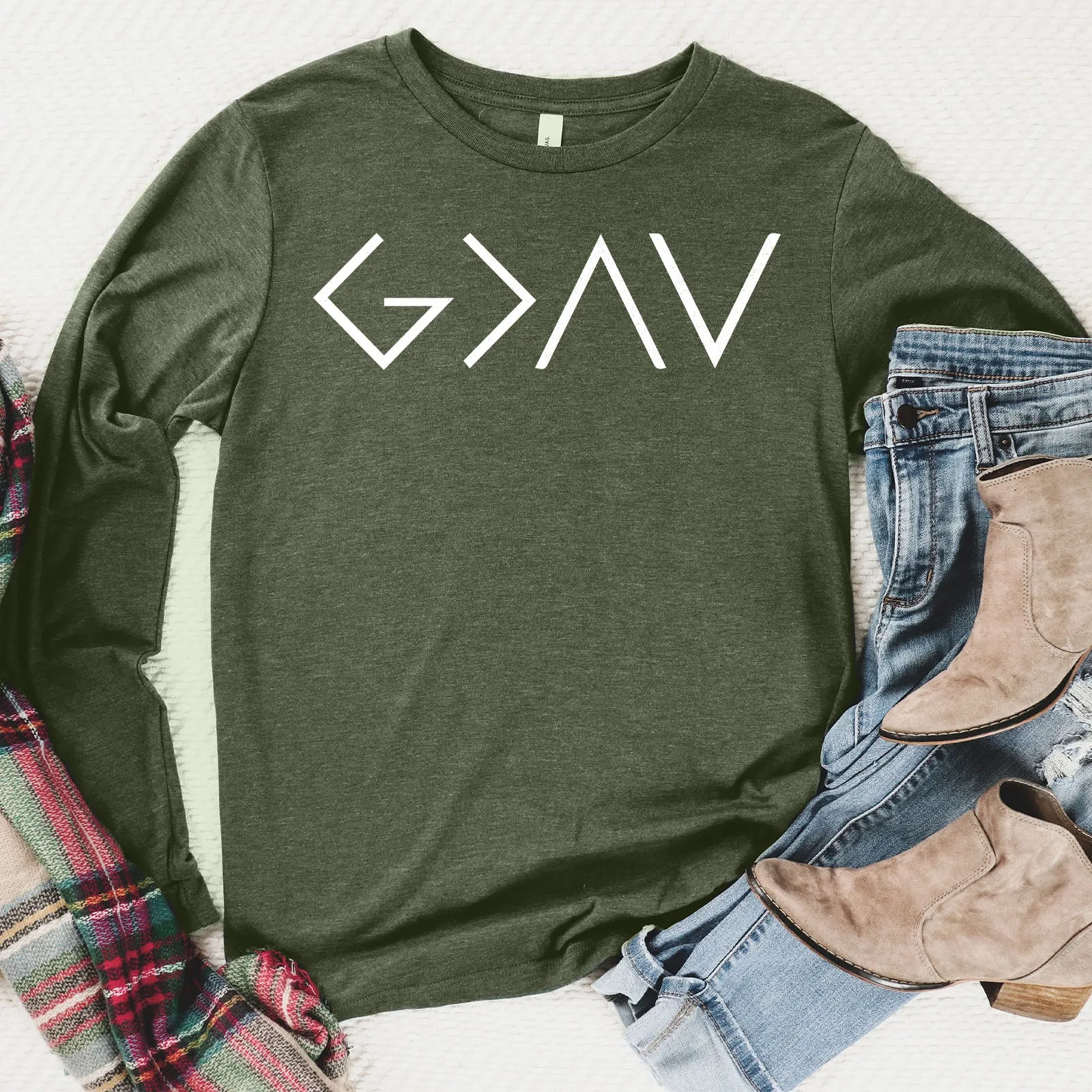 God Is Greater Than The Highs And The Lows Long Sleeve