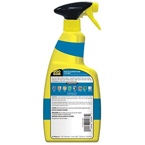 GOO GONE PATIO FURNITURE CLEANER, 24 FL OZ