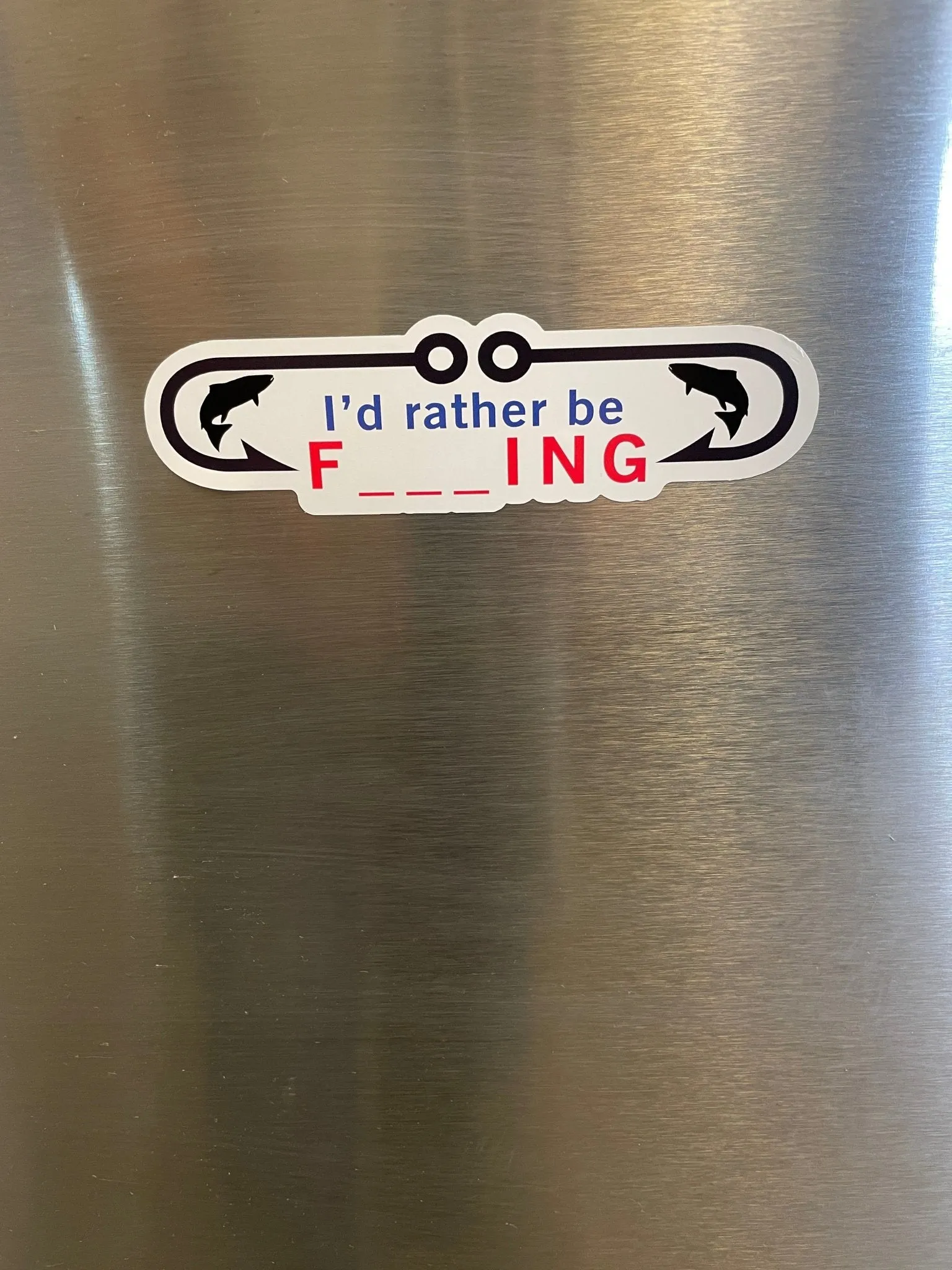 I'd Rather Be Fishing sticker