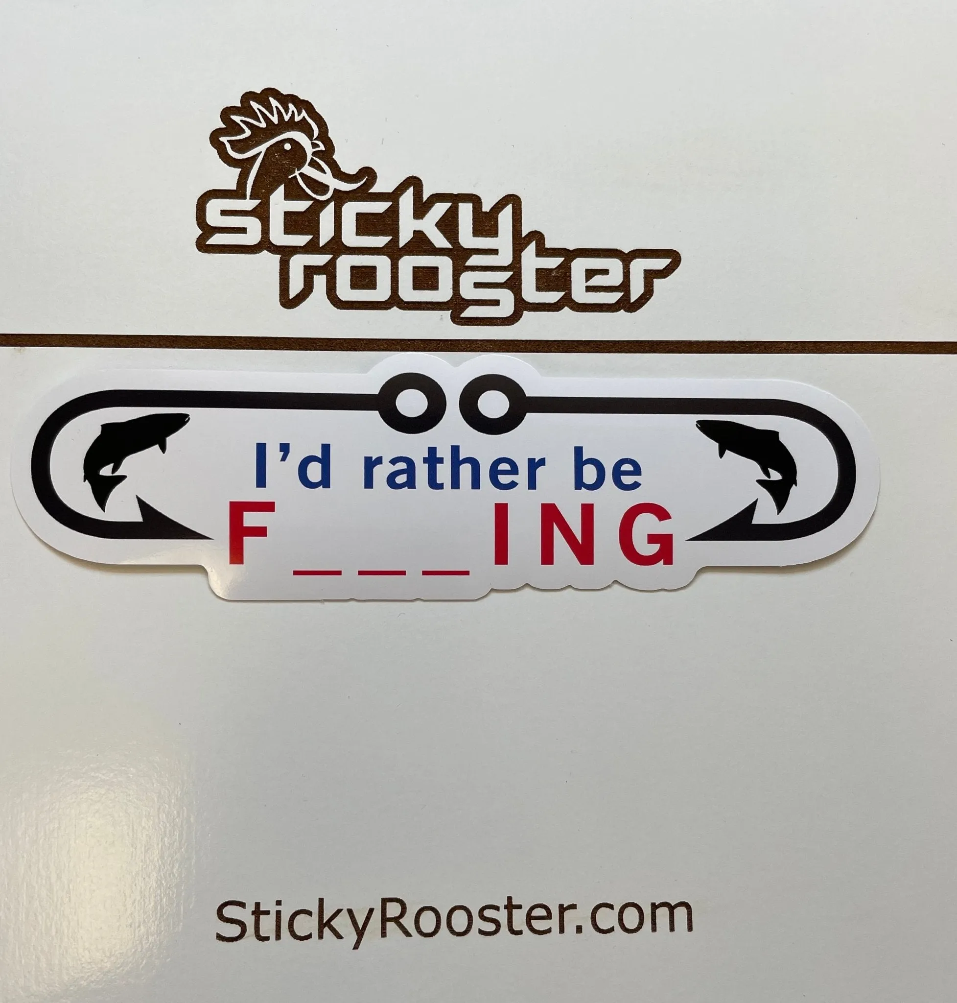 I'd Rather Be Fishing sticker