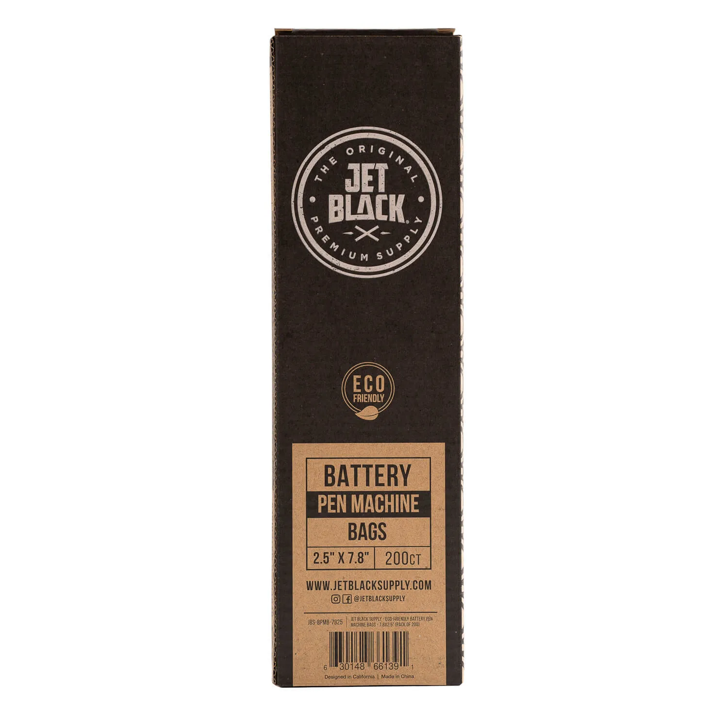 Jet Black - Eco-Friendly Battery Pen Machine Bags