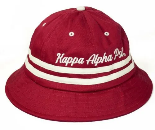 Kappa Alpha Psi Bucket Hat Cap Red