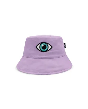 LAVENDER EYES REVERSIBLE STASH POCKET BUCKET HAT