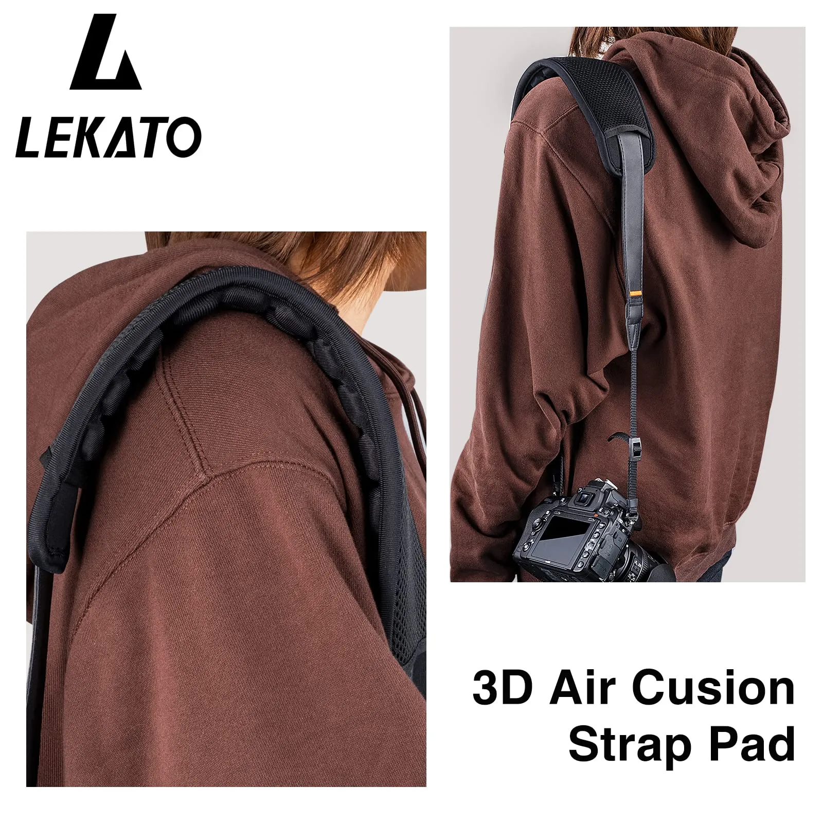 LEKATO Guitar Strap Pressure Relief Shoulder Pad