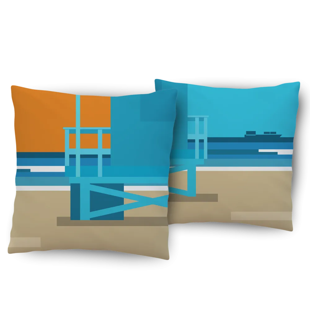 Lifeguard Indoor or Outdoor Pillow