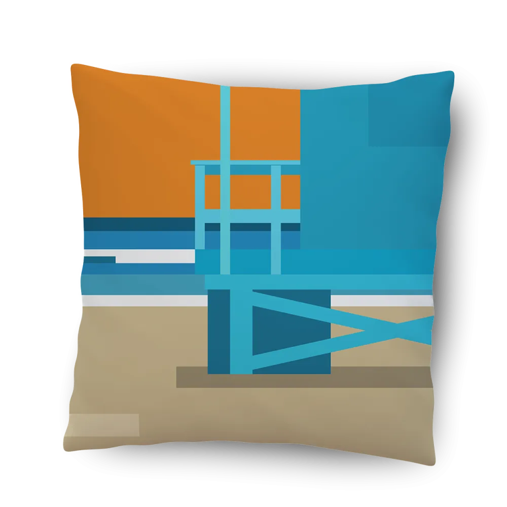 Lifeguard Indoor or Outdoor Pillow