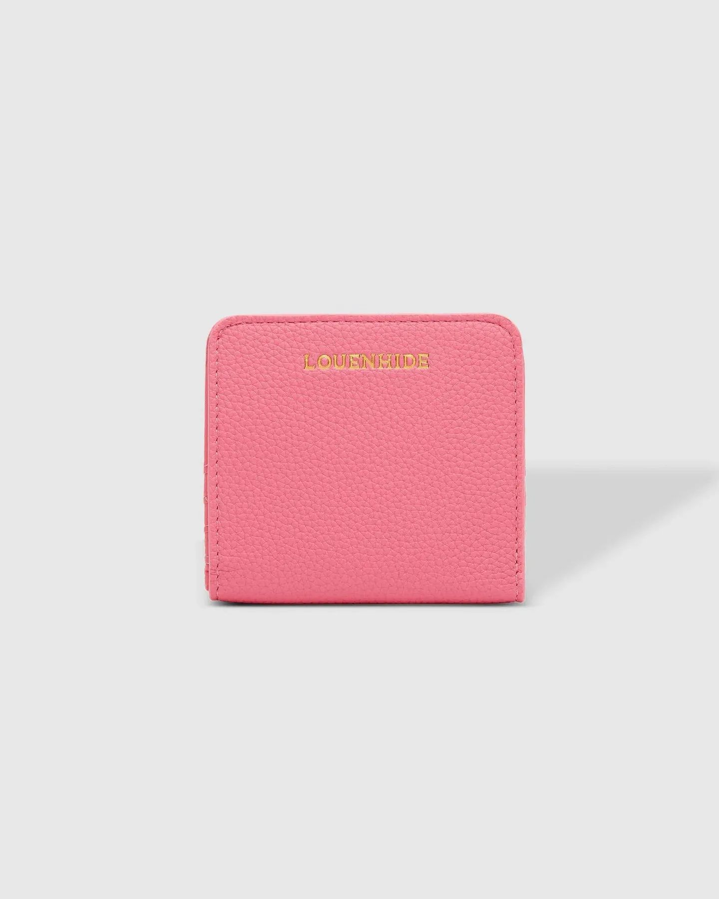 Lily Wallet in Lipstick Pink by Louenhide