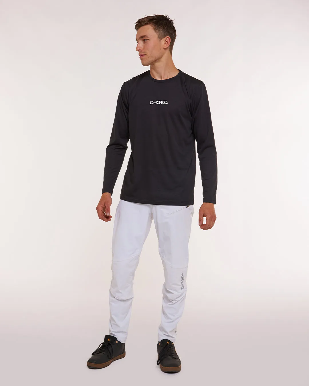 Mens Long Sleeve Tech Tee | Stealth