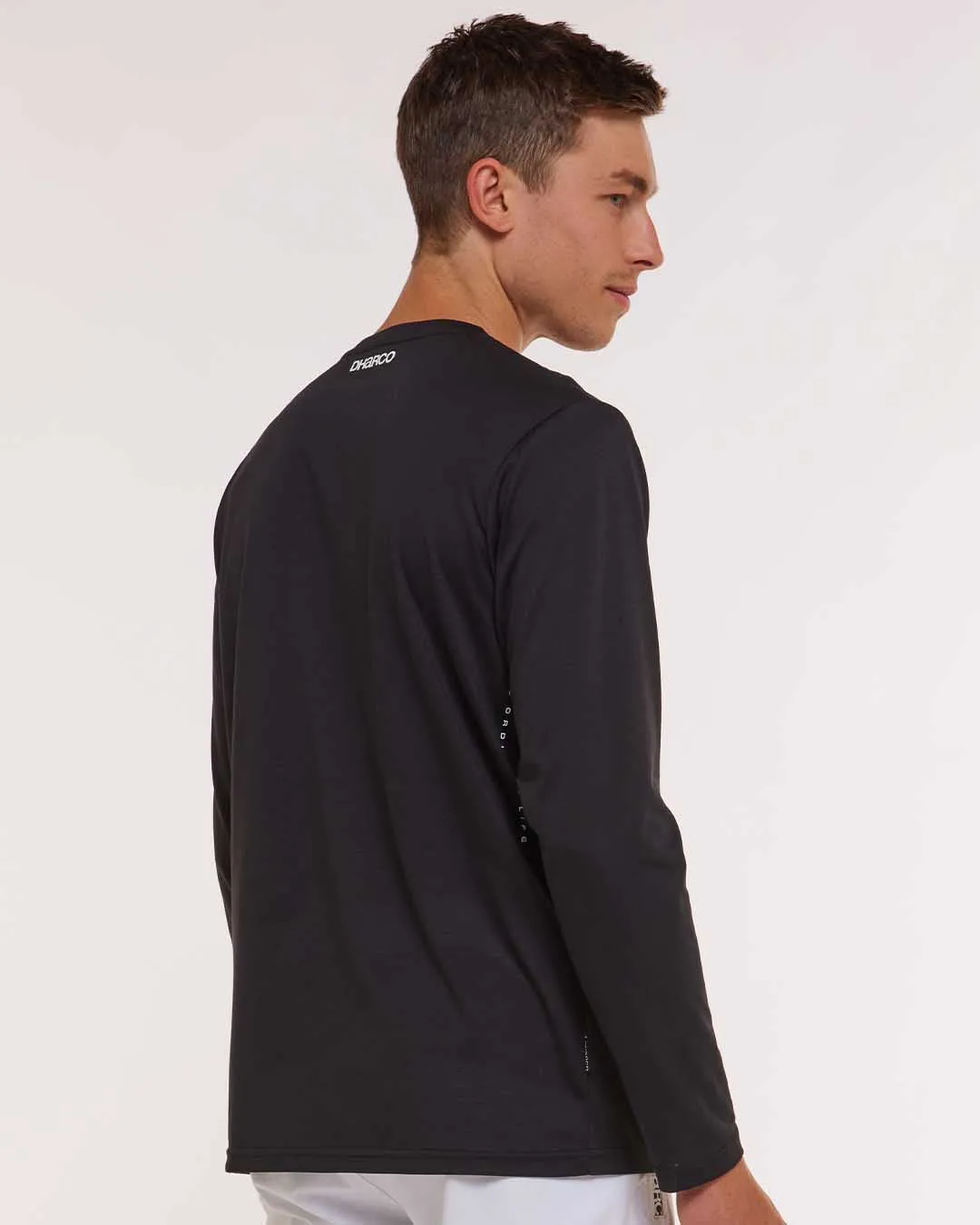 Mens Long Sleeve Tech Tee | Stealth