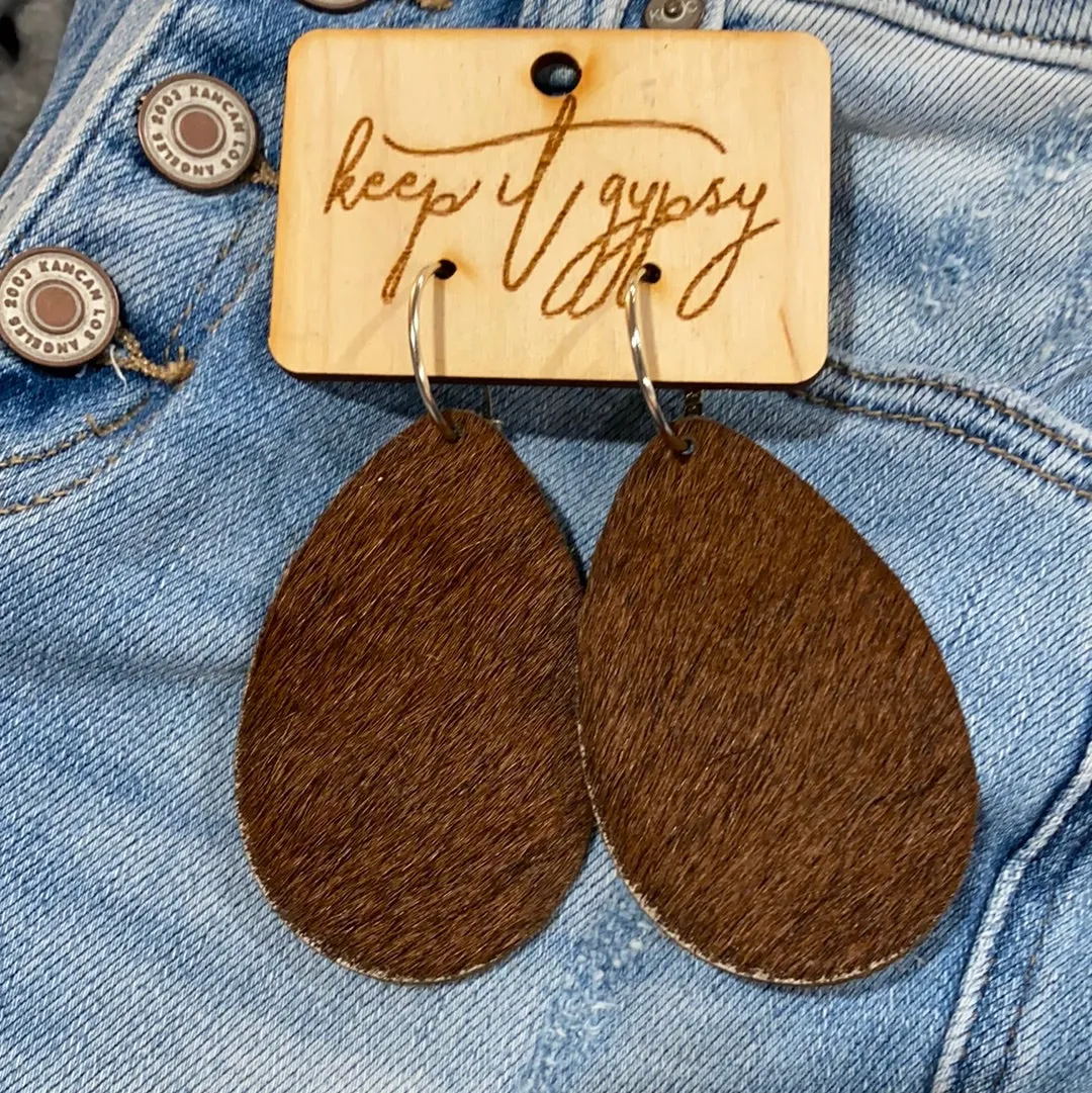 Misc Leather Earring