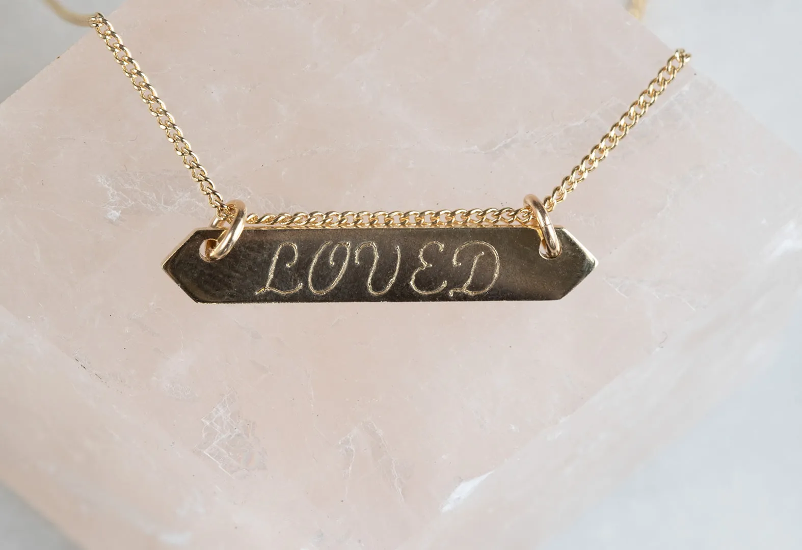 Personalized Bar Necklace