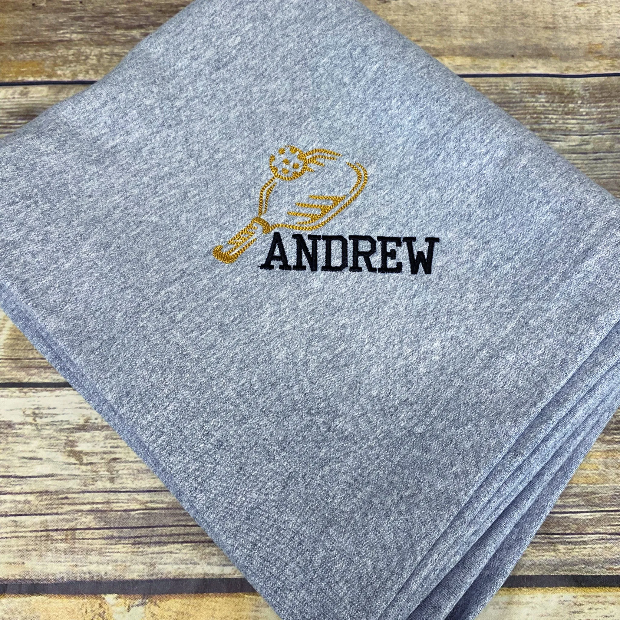 Pickleball Personalized Stadium Blanket