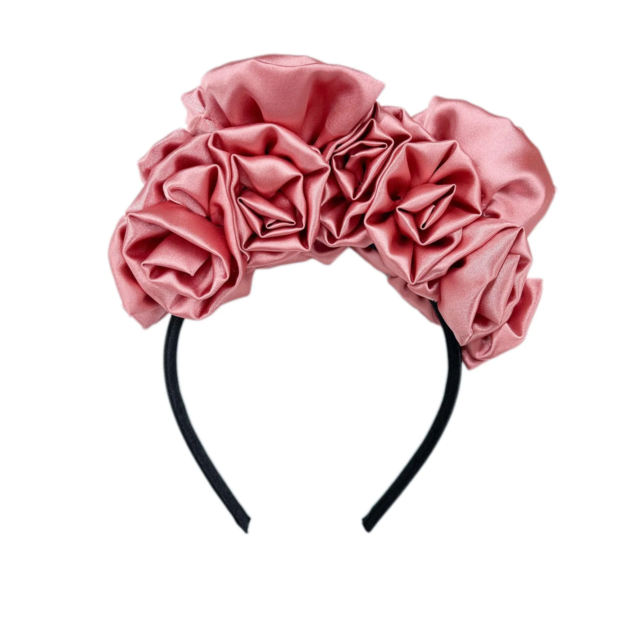 Queen Satin Rose Headband