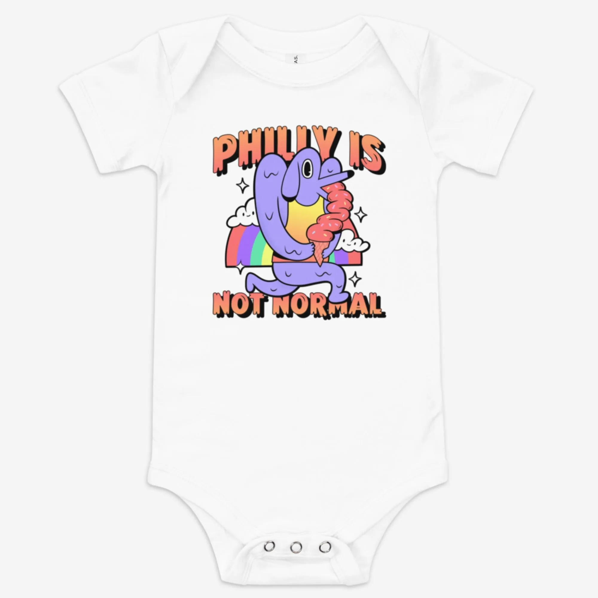 "Philly Is Not Normal" Baby Onesie