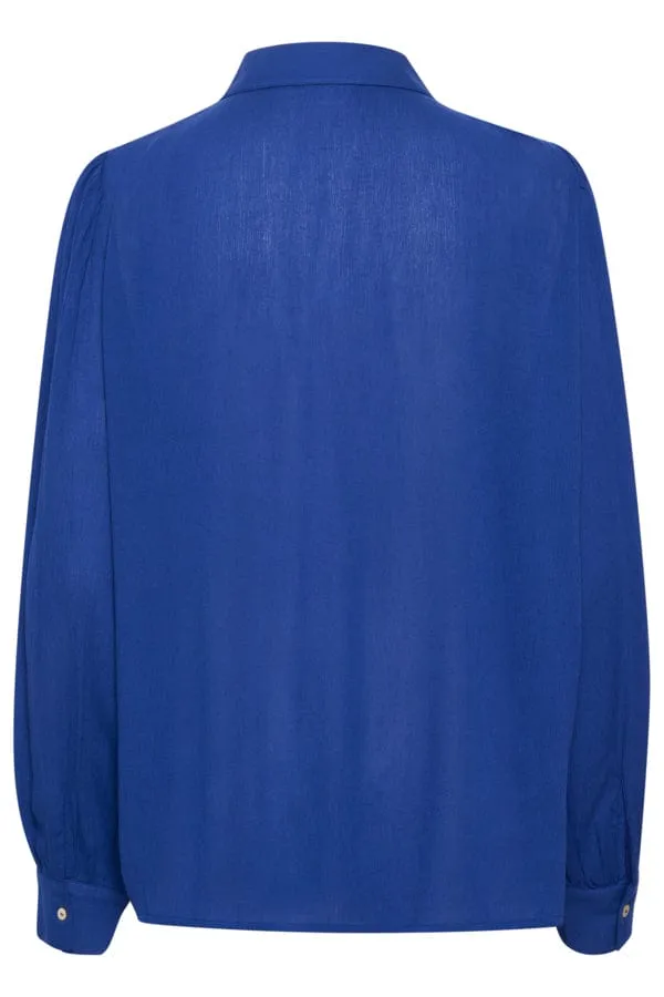 Saint Tropez Simple Blouse Royal Blue