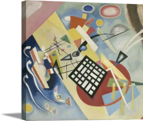 Schwarzer Raster | Wassily Kandinsky Masters Classic Art in Gallery Wrapped Canvas | Various Sizes