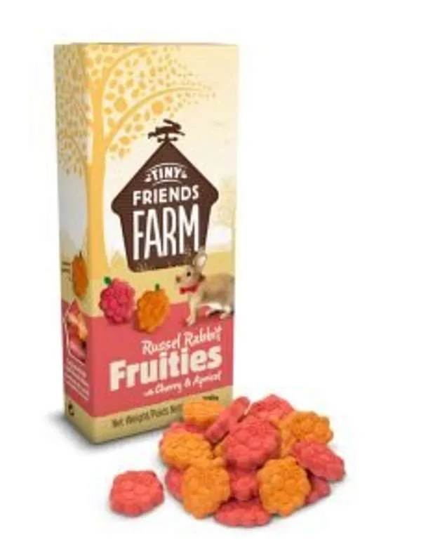 Tiny Friends Farm Russel Fruitees Cherry & Apricot 8 x 120g