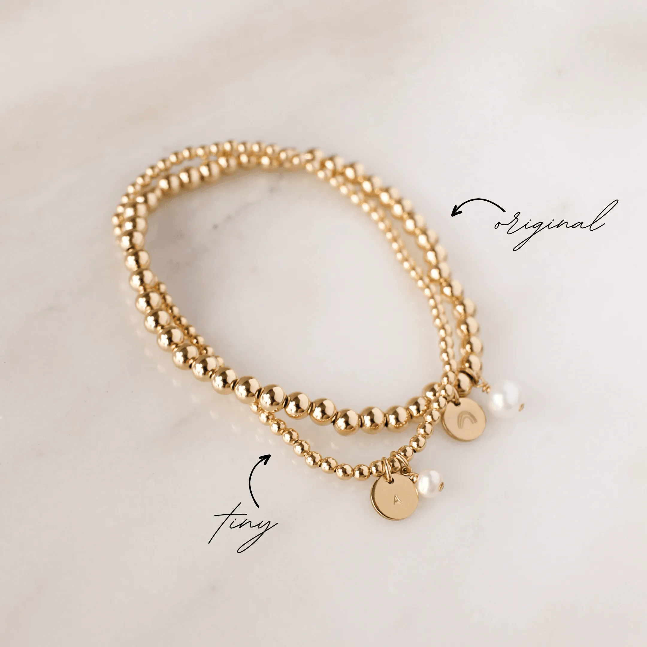 Tiny Personalized Stretch Bracelet