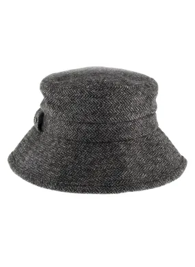 Women's Abraham Moon Herringbone Tweed Bucket Hat