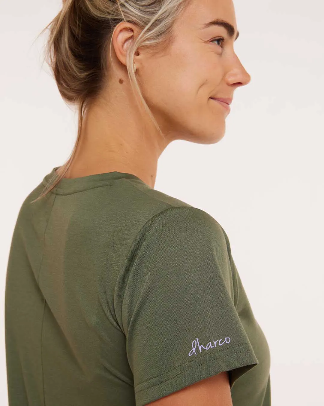 Womens Short Sleeve Tech Tee | Garigal Green