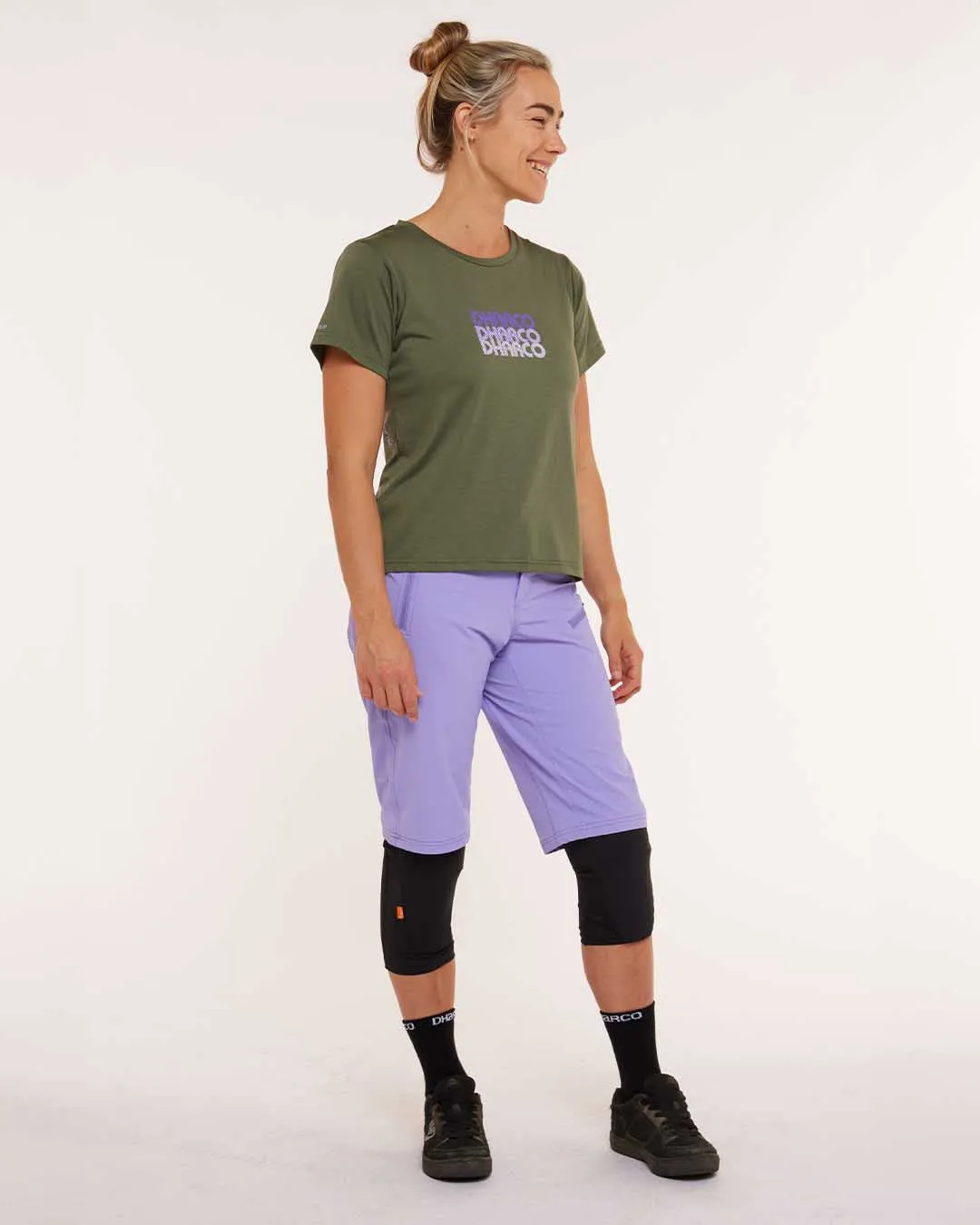 Womens Short Sleeve Tech Tee | Garigal Green